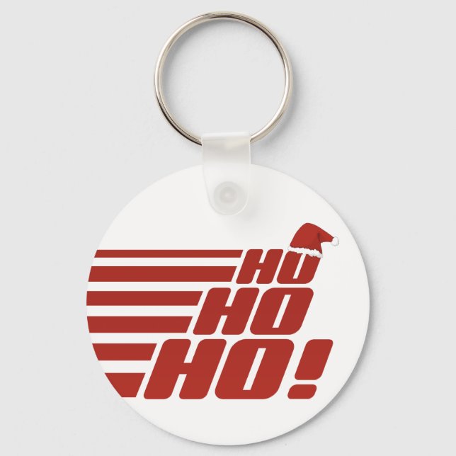 Ho Ho Ho custom Xmas key chain (Front)