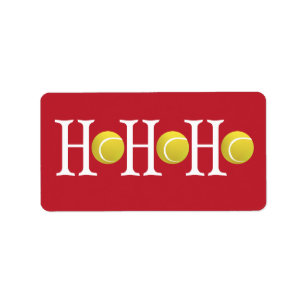 HO-HO-HO - Customise background Label