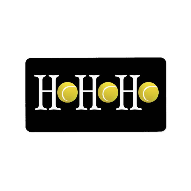 HO-HO-HO - Customise background Label (Front)