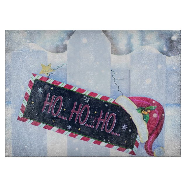 Ho Ho Ho Cutting Board (Front)