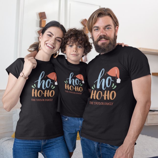 Ho Ho Ho Family Christmas Men T-Shirt (Creator Uploaded)