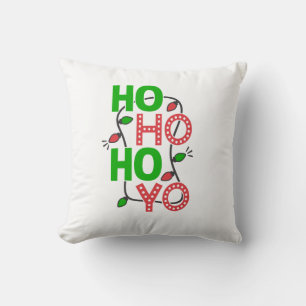 Ho Ho Ho Funny Christmas Cushion