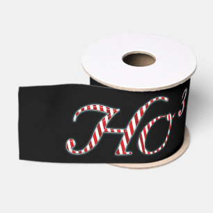 Ho Ho Ho Funny Christmas Grosgrain Ribbon