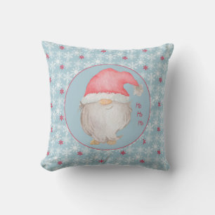 Ho Ho Ho Gnome 1st Christmas as Big Brother photo Cushion