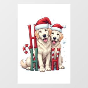 Ho Ho Ho Great Pyrenees Dog Lover Christmas Santa