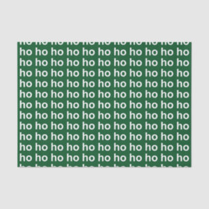 Ho Ho Ho Green Tissue Paper