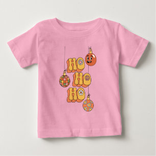 Ho Ho Ho - Groovy Christmas Cheer Baby T-Shirt