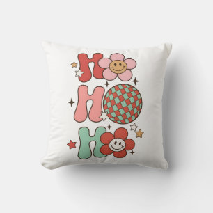 Ho Ho Ho Groovy Retro Cushion