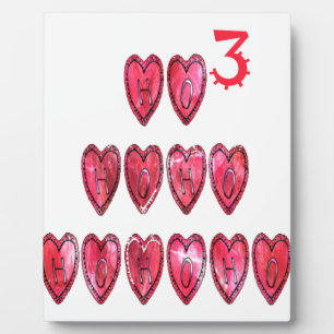 Ho Ho Ho Hearts Collection. Plaque