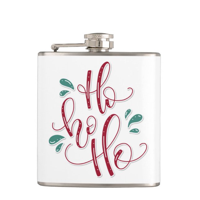 Ho Ho Ho  Hip Flask (Front)