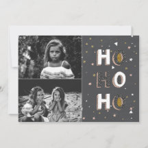 Ho Ho Ho Holiday Card