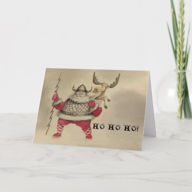 HO HO HO! HOLIDAY CARD (Front)