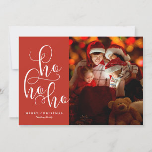 Ho Ho Ho Holiday Photo Card