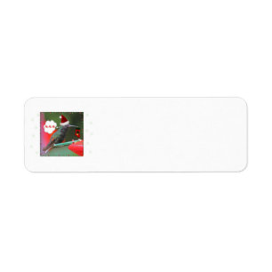 Ho Ho Ho Hummingbird Return Address Label
