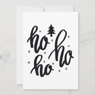 ho ho ho Karte Holiday Card