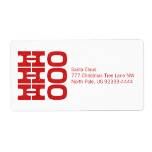 Ho Ho Ho (letterpress style)