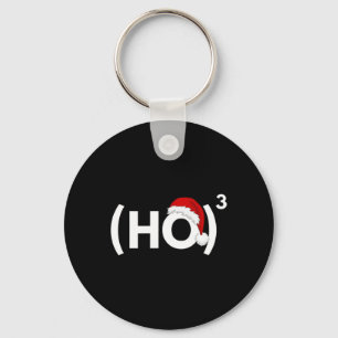 Ho Ho Ho Math Mathematics Physics Christmas Key Ring