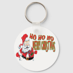 ho ho ho merry christmans key ring