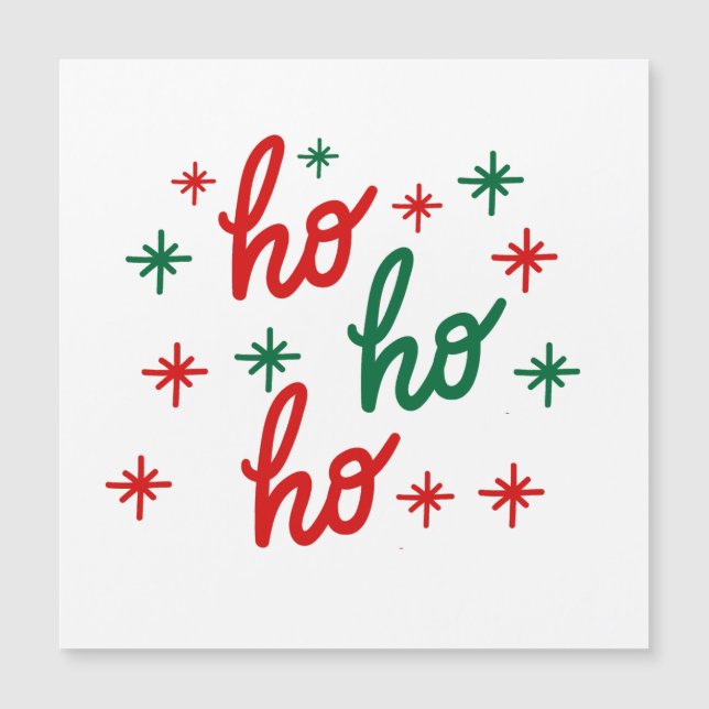 HO HO HO MERRY CHRISTMAS (Front)