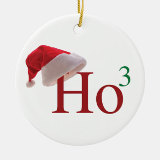 Ho Ho Ho Merry Christmas Ceramic Ornament