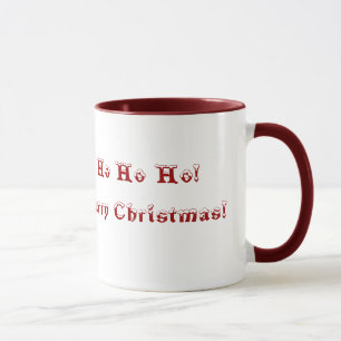 Ho Ho Ho! Merry Christmas Corgi Mug