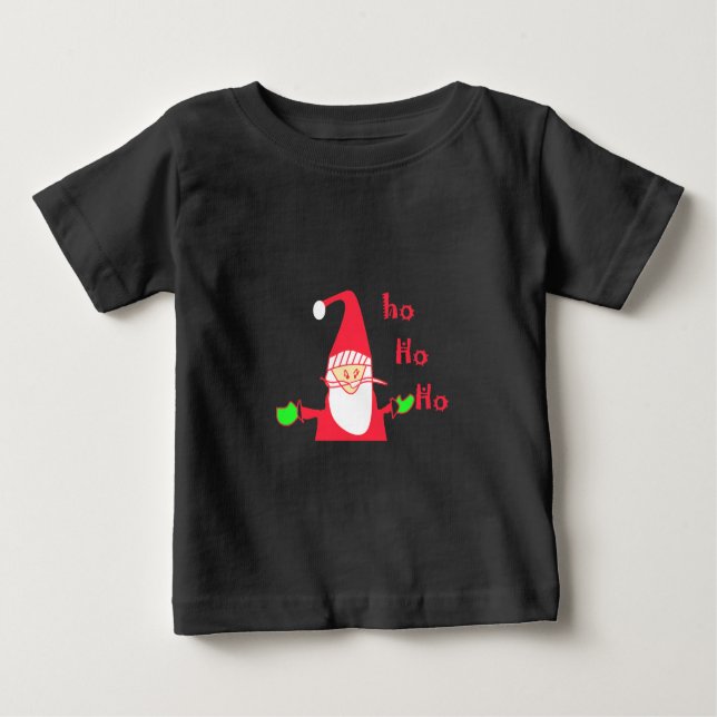 Ho Ho Ho Merry Christmas From Santa.png Baby T-Shirt (Front)