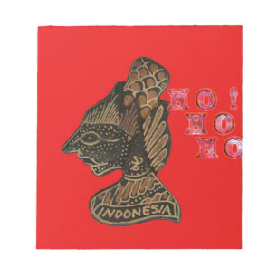 Ho Ho Ho! Merry Christmas Indonesia cute design Notepad