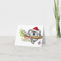 Ho Ho Ho Merry Christmas Koala