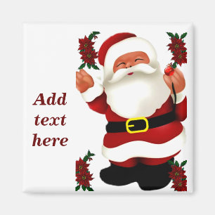 Ho! Ho! Ho! Merry Christmas_ Magnet