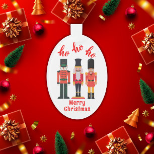 Ho Ho Ho Merry Christmas Nutcrackers   Ornament