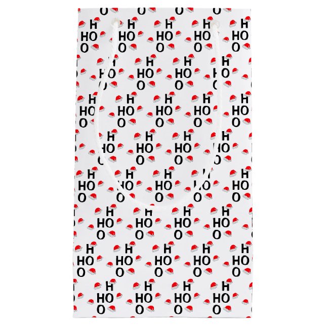 Ho Ho Ho: Merry Christmas Small Gift Bag (Front)