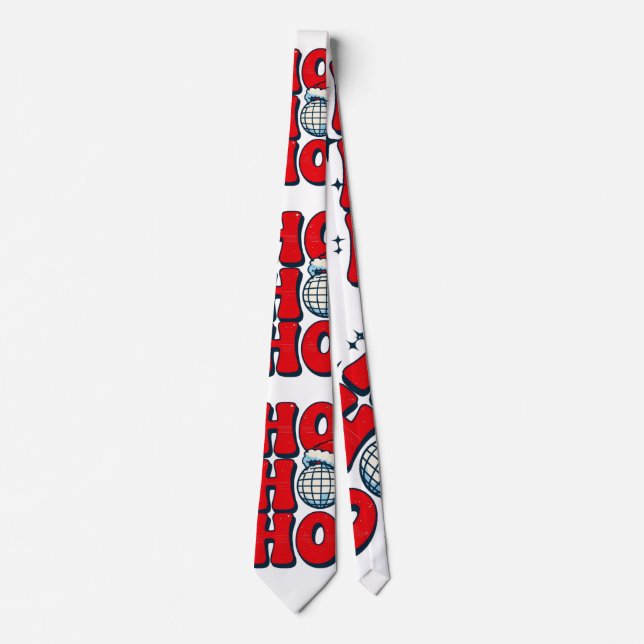 Ho ho ho merry christmas tie (Front)