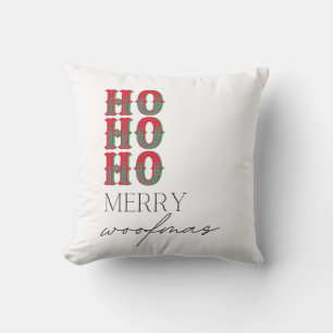 Ho Ho Ho Merry Woofmas Cushion