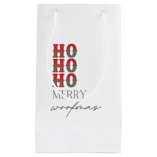 Ho Ho Ho Merry Woofmas Small Gift Bag