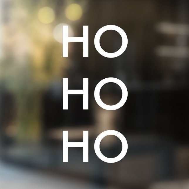 Ho Ho Ho | Minimalist Clean Simple White Christmas (Creator Uploaded)