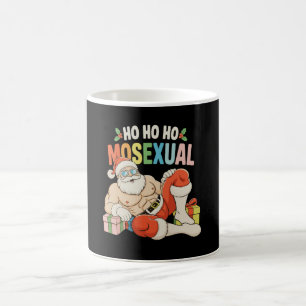 Ho Ho Ho Mosexual Gay Santa LGBT Pride Christmas Coffee Mug