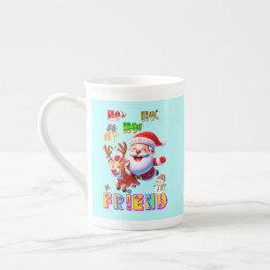 Ho Ho Ho My Dear Friend Bone China Mug