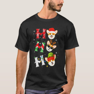 Ho Ho Ho Pembroke Welsh Corgi Xmas Outfit Christma T-Shirt