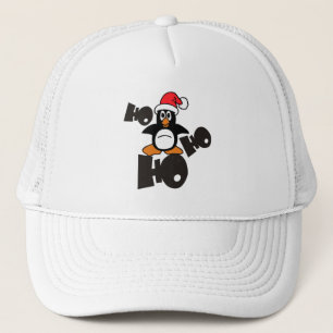 Ho Ho Ho - Penguin - merry christmas Trucker Hat