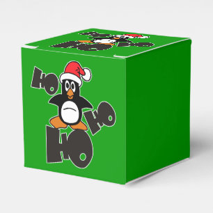 Ho Ho Ho - Penguin - merry christmas + your idea Favour Box