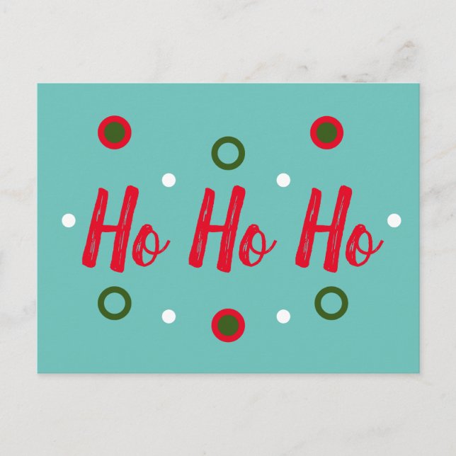 Ho Ho Ho Postcard (Front)