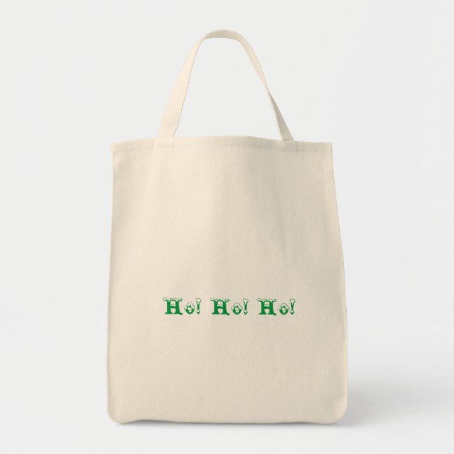 Ho Ho Ho Printed design Christmas celebration Cool Tote Bag (Front)