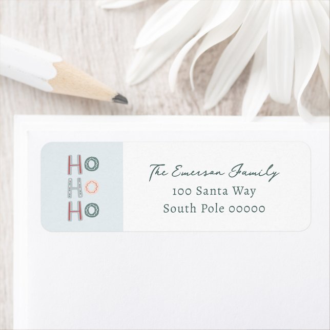 Ho Ho Ho Return Address Label (Ho Ho Ho Return Address Label
)