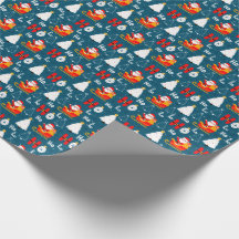Ho Ho Ho Santa Christmas Wrapping Paper
