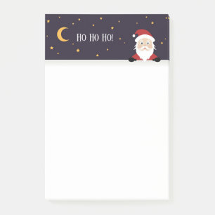 Ho Ho Ho Santa Claus Christmas Holidays Favour Post-it Notes