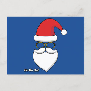 Ho Ho Ho Santa Claus Holiday Postcard
