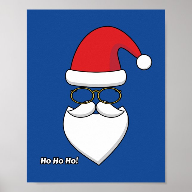 Ho Ho Ho Santa Claus Poster (Front)