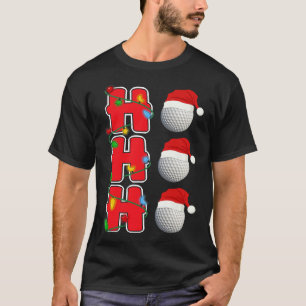 Ho-ho-ho Santa Golf Christmas Gift T-Shirt