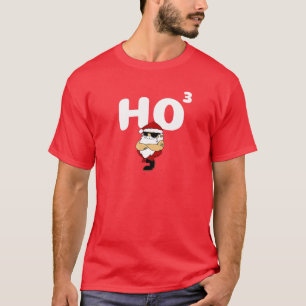 HO HO HO SANTA HO3 Funny Santa Claus Christmas T-Shirt