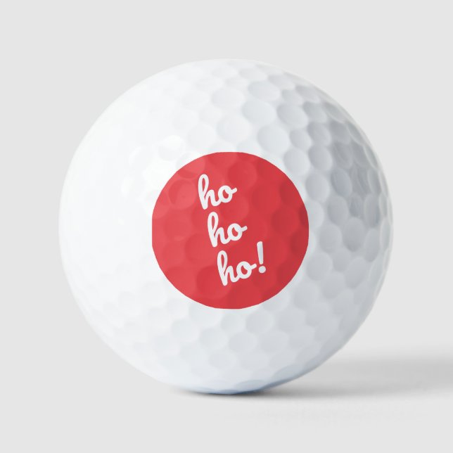 Ho Ho Ho! Santa Ho Christmas Golf Balls (Front)